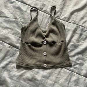 Romwe basic tank, brand new, light green